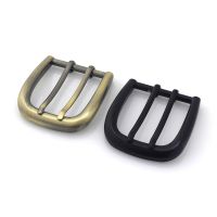 1pcs 40mm Metal Belt Buckles Double Pin Brushed Matte End Bar Buckles High Quality Fit for 37mm-39mm Leather Belt Craft Parts Belts