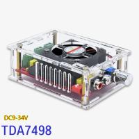 บอร์ดขยายเสียงดิจิตอล Tda 7498 With Enclosure And Fan 2x100 W เพาเวอร์ซัพพลาย Dc 9-34 V Xh - A 101