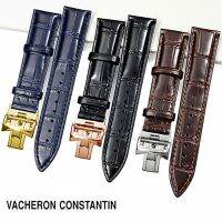 สายหนังสำหรับผู้ชายเหมาะกับสายหนัง VC Vacheron สายนาฬิกา Constantin อุปกรณ์สายรัด19 20 22มม.