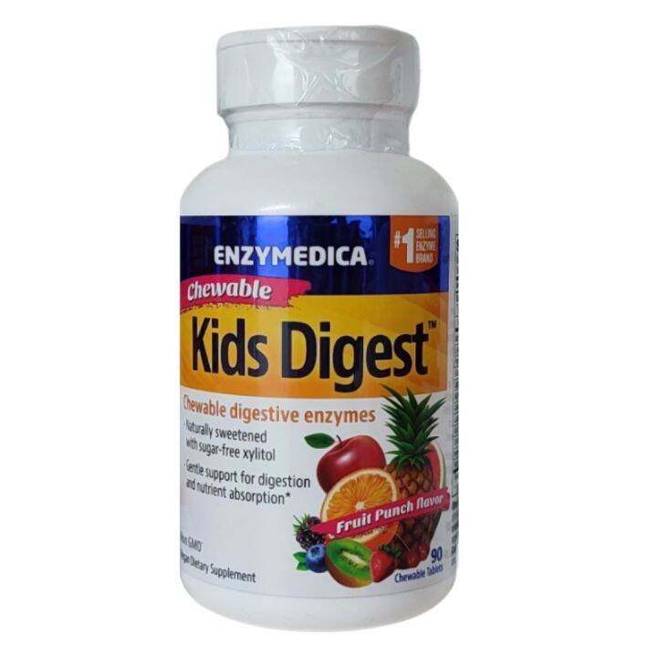 Enzymedica Kids Digest - Fruit Punch (90 chewable tablets) | Lazada PH