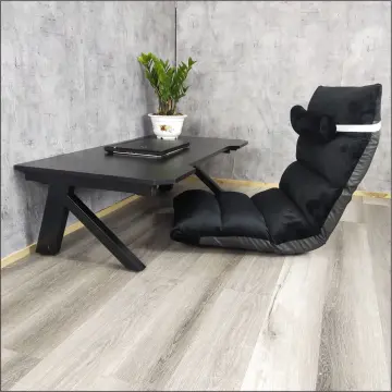 Bàn ngồi bệt góc L 140x140cm gỗ cao su chân sắt CD68013