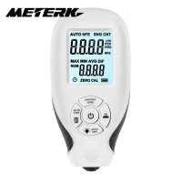 Meterk มิเตอร์วัดความหนาฟิลม์ติดรถยนต์ดิจิตอล LCD ความแม่นยำสูงเกจวัดความหนา0-2000UM,เครื่องทดสอบความหนาของการเคลือบผิวสีรถยนต์สามโหมดการตรวจสอบสลับด้วยอัลกอริทึมชดเชยค่า Te-Mperozing อัตโนมัติและฟังก์ชันการสอบเทียบศูนย์