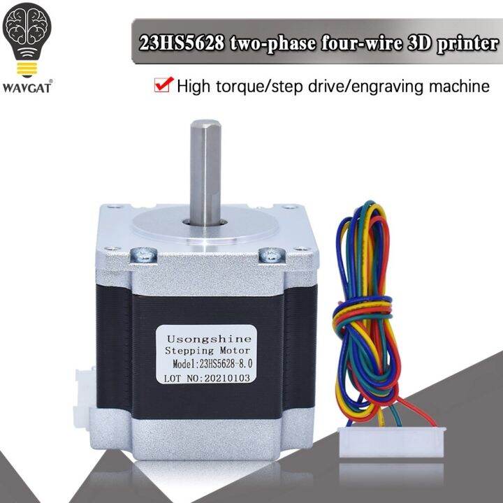 23HS5628 Nema23 4 Lead Nema 23 Stepper Motor 57 165 Oz-In 56Mm 2.8A 6 ...