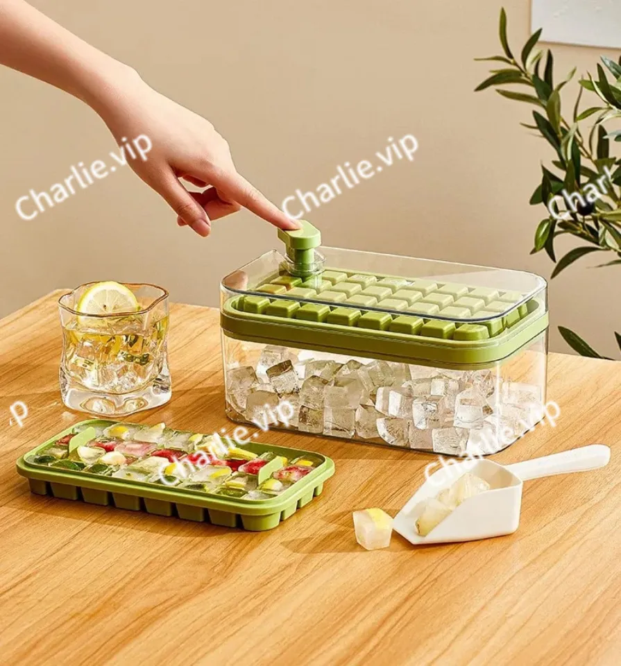 silicone medium ice cube mold stackable