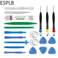 (LONG FA hardware) ESPLB 20 In 1ชุดเครื่องมือซ่อมโทรศัพท์มือถือไขควงถอดชิ้นส่วน Spudger แหนบดูดชุดเครื่องมือเปิดหน้าจอสำหรับ iPhone