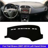 สำหรับ Fiat Bravo 2007 2008 2009 2010 2011 2012 2013 2014รถยนต์ผ้าคลุมฝาปิดแผงควบคุมรถยนต์แผ่นติดแผงหน้าปัดรถยนต์ LHD พรมกันลื่นพรม