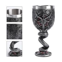 【CW】❀♨  1pc Drink Cups Stemware Glasses Baphomet Goblet Flutes Cup Wine Chalice