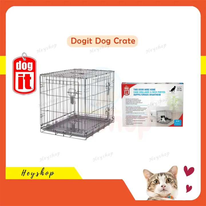 Dogit Two Door Wire Home Crates With Divider Lazada