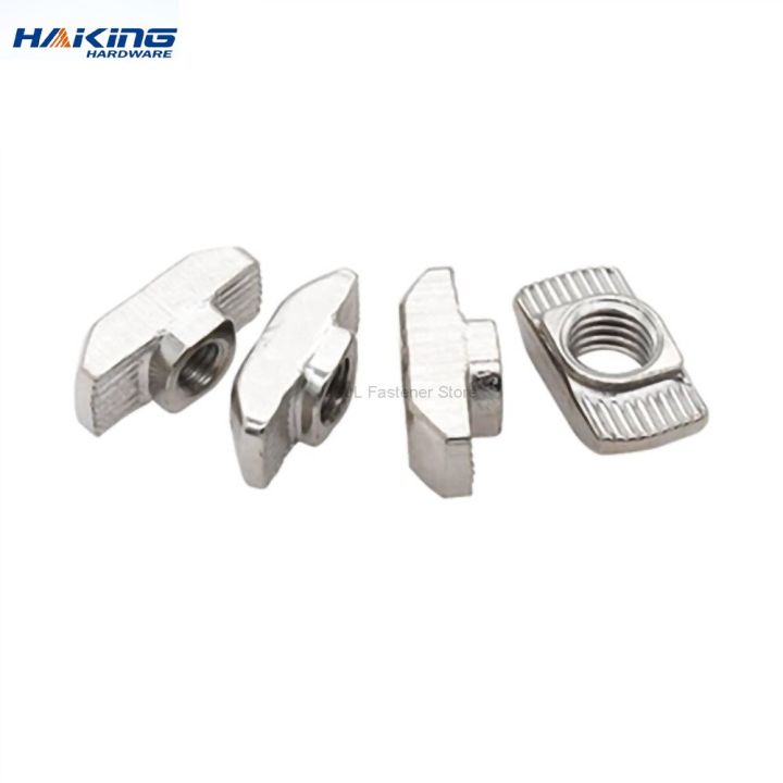 30pcs-m3-m4-m5-m6-m8-t-nut-hammer-head-sliding-carbon-steel-t-slot-nut-fasteners-2020-3030-4040-series-aluminum-profile-nails-screws-fasteners