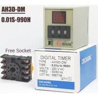 Timer ไทม์เมอร์ CIKACHI AH3D-DM แถม Socket  จอแสดงผล LED Ac/220/