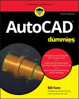 หนังสืออังกฤษใหม่ Autocad for Dummies (18TH) [Paperback]
