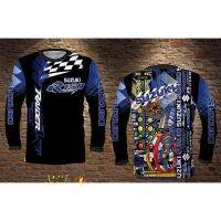 2023 Newfull 150ระเหิด Raider Longsleeve 3d พิมพ์แขนยาวรถจักรยานยนต์ย์ขนาด