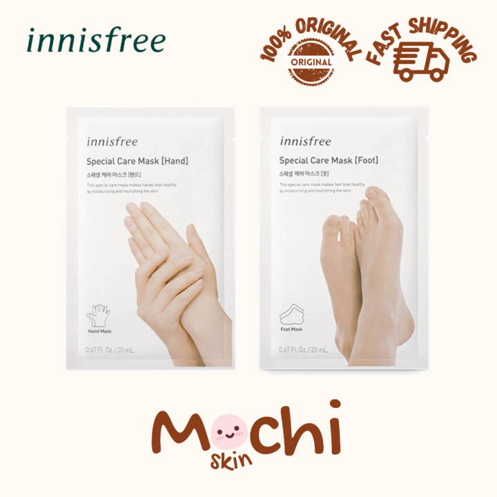 INNISFREE Special Care Foot / Hand Mask 1 Sheet Lazada