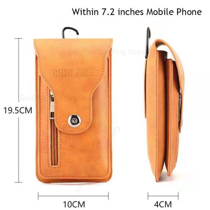 leather-flip-phone-pouch-case-for-samsung-a73-a53-a13-a82-a22-a32-a52-a72-a12-5g-holster-belt-clip-waist-bag-wallet-phone-holder