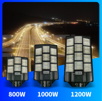 ไฟโซล่าเซลอาบน้ำ IP66  800W-1000W-1200W ไฟถนน รุ่นไหม่ ไฟพลังงา่นแสงอาทิตย์ solar cell solar light