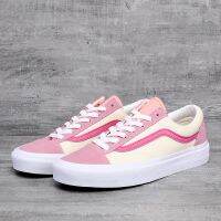 [HOT]✅Original Van* Low Collar Printed Cherry Blossom Sweet Color Summer Fashion Women Sports Sneakers Canvas Shoes