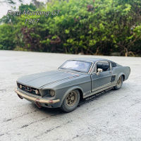 Maisto 1:24เก่า1967ฟอร์ดรุ่น Mustang GT แบบจำลองรถจากโลหะอัลลอยด์ศิลปะทำมือโมเดลตกแต่งของเล่นแบบชุดสะสมเครื่องมือของขวัญ