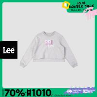 LEE KIDS เสื้อคลุมสวมหัวเด็กผู้หญิง คอลเลคชั่น Athleisure รุ่น LK S623GPULN24