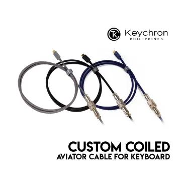 Keychron Custom Coiled Aviator Cable