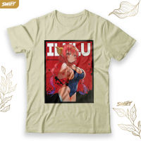 เสื้อยืด Ilulu Miss Kobayashis Dragon Maid อนิเมะสีแดงเสื้อยืดเสื้อผ้า DISTRO