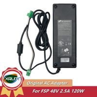 Genuine FSP FSP120-AFA AC/DC Adapter Charger 48V 2.5A 120W Double 2Pin Terminal Block Tips Power Supply New original warranty 3 years