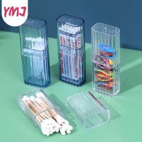 1PCS Portable Floss Storage Box Transparent Drawer Organizer Cotton Swab Band Aid Toothpick Sorting Box With Lid Small Organizer