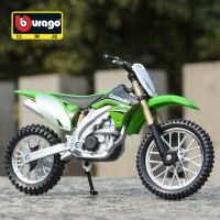 Urago 1:18คาวาซากิ KX 450F ยานพาหนะหล่อตายของเล่นแบบจำลองรถมอเตอร์ไซค์สะสม