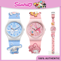 100% แท้ Hello Kitty นาฬิกาสำหรับเด็กสาว Sanrio นาฬิกากันน้ำแฟชั่นนาฬิกาควอตซ์สำหรับเด็กเด็กน่ารักนาฬิกาข้อมือล้างส่องสว่างรอยขีดข่วนทน Hellokitty เด็กดู320