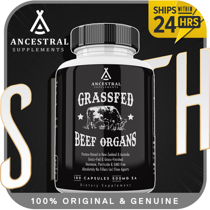 Ancestral Supplements Grass Fed Beef Organ Supplement, Supports Whole Body Wellness Lazada