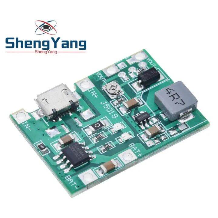 shengyang-new-lithium-li-ion-18650-3-7v-4-2v-battery-charger-board-dc-dc-step-up-boost-module-tp4056-diy-kit-parts