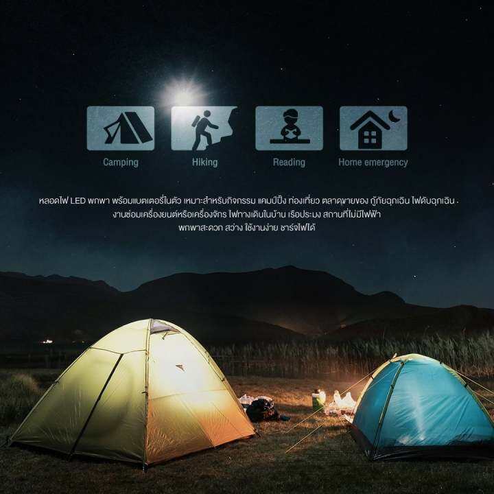 lumira-โคมไฟ-led-แบบชาร์จพร้อมแบตเตอรี่-ไฟ-led-สำหรับแคมป์ปิ้ง-24led-80w-รุ่น-lsc026