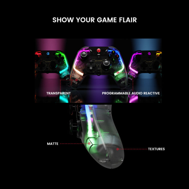 gamesir-จอยเกม-t4ลานตาพร้อมเอฟเฟกต์ฮอลล์เข้ากันได้กับนินเท็นโดสวิตช์พอร์ตคอมพิวเตอร์แบบมินิไอน้ำกล่องทีวีแอนดรอยด์
