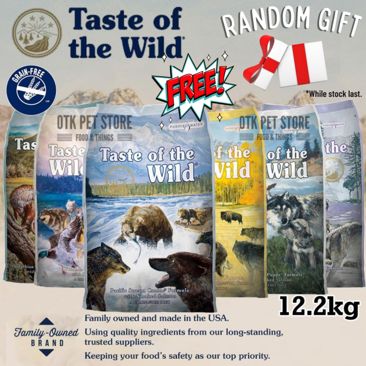 where is taste of the wild dog food made