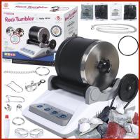 Rock Tumbler Kit Rock Tumbler Kit Leak-Proof Rock Polisher Rock เครื่องขัดเปลี่ยนหินหยาบเป็นอัญมณีที่สวยงาม