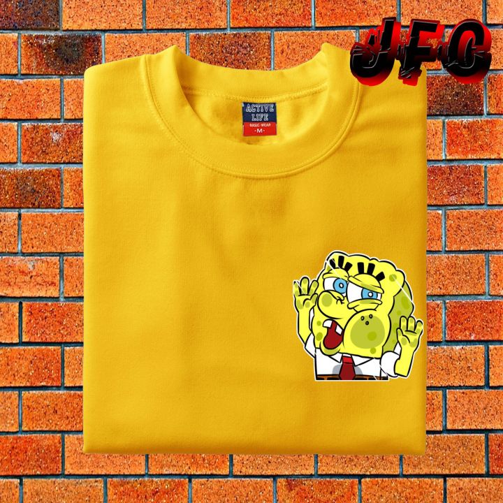 Spongebob T Shirt Unisex Cotton Lazada Ph 