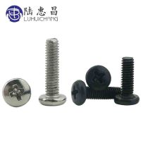 Nickel plating/Black Mechanical Screw Round Head Phillips Truss Mushroom Screw Cross Mushroom Head Screw Nails Screws  Fasteners