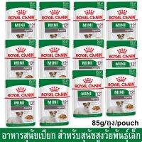 (ลด50%) อาหารเปียกสุนัข Royal Canin Mini Ageing 12+ Small Breed Wet Food สำหรับสุนัขสูงวัยพันธุ์เล็ก อายุ12 ปีขึ้นไป 85ก.(12ซอง) เฉพาะวันนี้เท่านั้น !