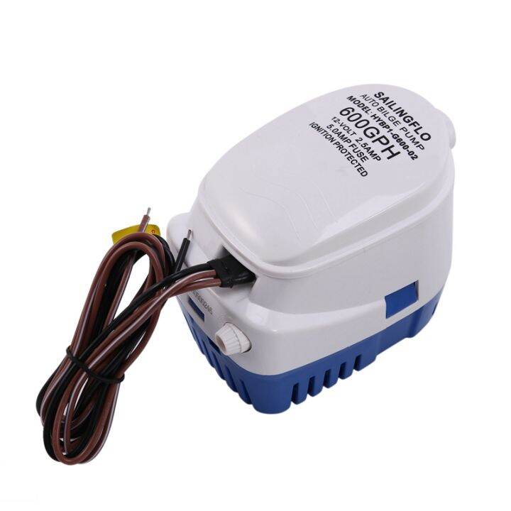 Duschwannenpumpe 750GPH – Automatischer Schwimmerschalter, 12V/24V DC, Mit Mehrfacheinlässen Für Boote, Kompatibel Mit Attwood/Johnson/Rule