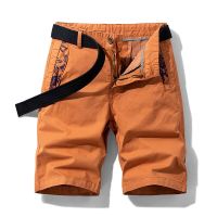 Pure Cotton Summer Mens Cargo Shorts Boys Casual Pocket Streetwear Plus Size Male Long Bermuda