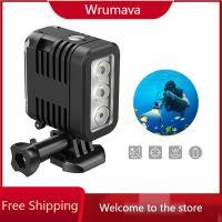 45 Meters Waterproof Video Light Diving LED Spot Lamp for Gopro Go Pro 11/10/9/7 Underwater Fill Light Action Camera Accessories