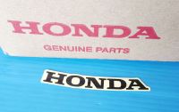 สติ๊กเกอร์เครื่องหมายHONDA(65มม.)ติดครอบหน้า SH150,ติดชิวหน้าPCX150 แท้HONDA สีดำพื้นใส อะไหล่แท้ศูนย์HONDA(86641-K01-900ZB)1ชิ้น