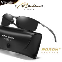 AoronอลูมิเนียมHD Polarized Photochromicแว่นตากันแดดMens Classicการเปลี่ยนเลนส์ขับรถกระจกแว่นตากันแดดโลหะชายDriverแว่นกันลมปลอดภัยUV400 Anti-Glare