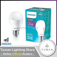 Philips หลอดไฟแอลอีดี 13วัตต์ LED PHIILIPS Bulb 13w  ขั้ว E27 รุ่น Essential แสงขาว Daylight แสงเหลือง Warmwhite