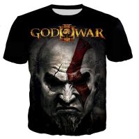 Hot Game God of War 3D Printed T-shirt Fashion Casual Style Streetwear T-shirts Unisex Hip Hop Streetwear Harajuku Tee Tops