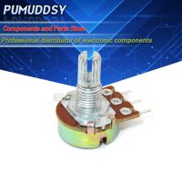 5PCS 50K ohm WH148 B50K 3pin Potentiometer 15mm Shaft With Nuts And Washers Hot WATTY Electronics