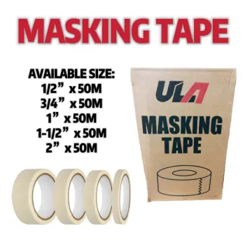 OMEGA Masking Tape 1/2, 3/4