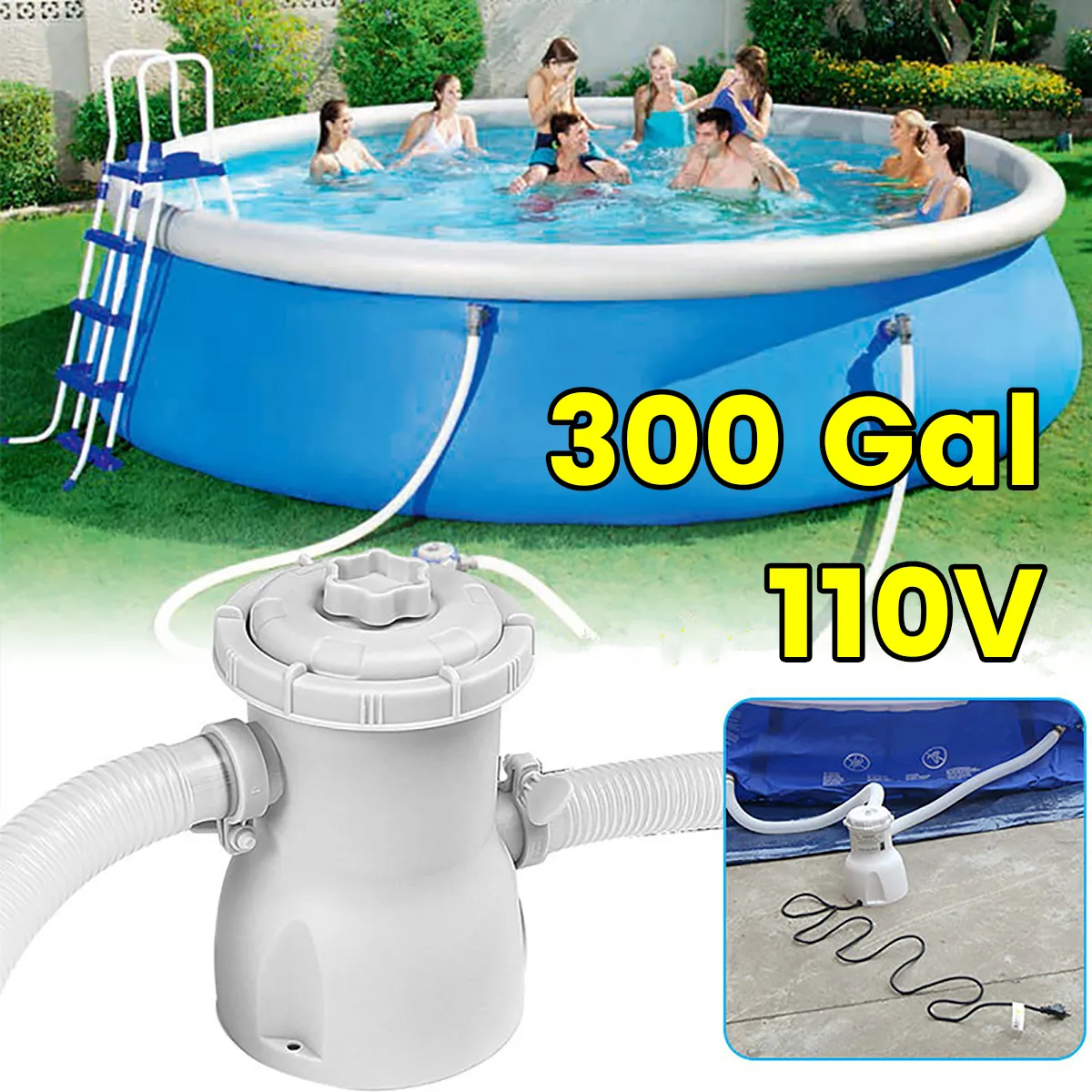 Above Ground Swimming Pool Water Pump 