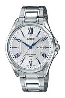 Casio Standard นาฬิกาข้อมือผู้ชาย สายสแตนเลส รุ่น MTP-1384,MTP-1384D,MTP-1384D-7A2 - สีเงิน