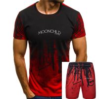 2023 NewBlack Roses เสื้อยืดผู้ชาย Moonchild สีดำขนาด S-3XL