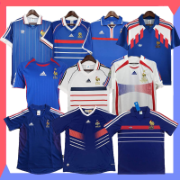 National Team Qatar France Retro Jersey for Man Football Shirt 8486 8890 1982 1998 2000 2002 2006 2010 Soccer Classic Jersey AAA Size S-2XL